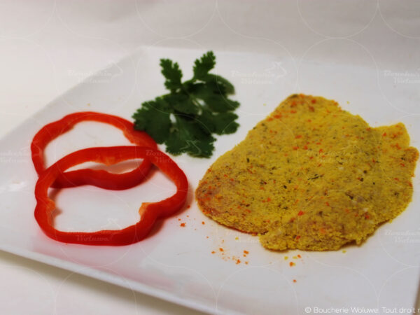 Poulet pané légumes